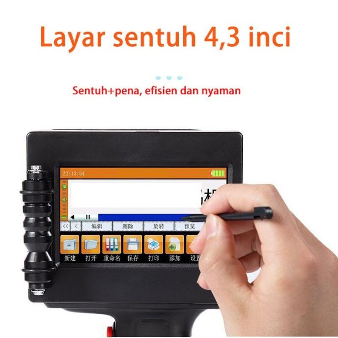Printer Inkjet Genggam Portable Mesin Tinta Printer Inkjet Model Genggam-Tinta Thermal Inkjet Jikeyi