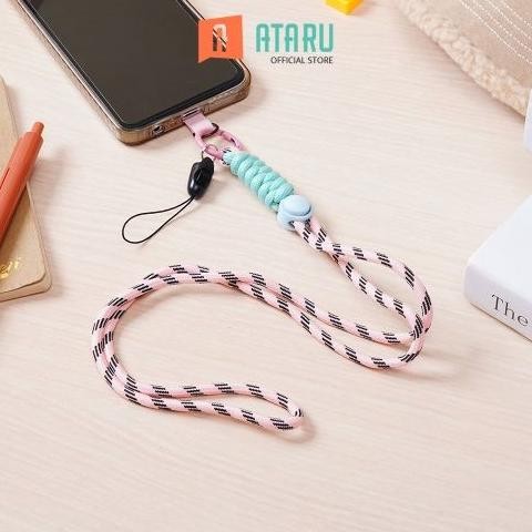 

Sale Ataru Lanyard Color Block Strap - Pink Tali Leher Name Tag Id Card Kartu Akses Tali Gantungan Hp Berkualitas
