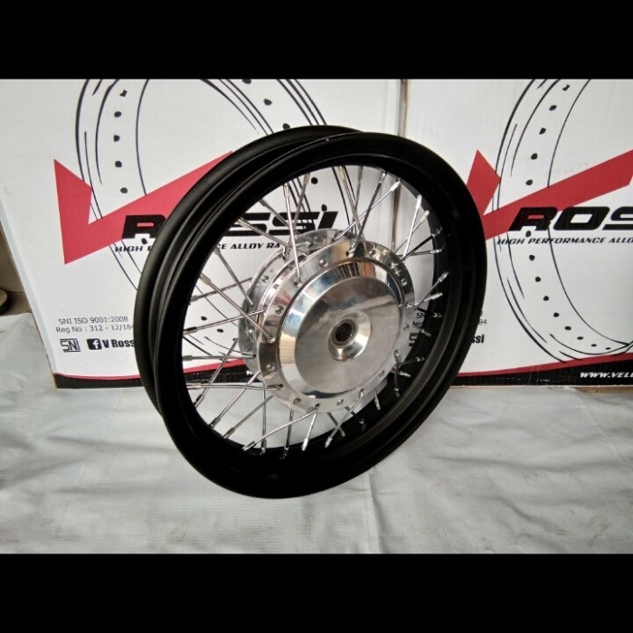 VELG 250 X 14 TROMOL BELAKANG JARI JARI UNTUK MOTOR HONDA YAMAHA MATIC