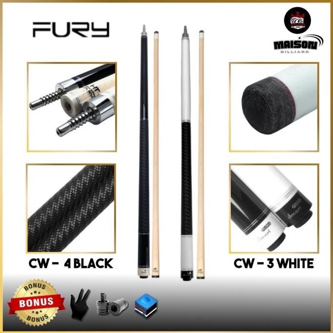 FURY CW SERIES CW-3 CW-4 CUE STICK PLAY BILLIARD BILLIAR NEW STOK