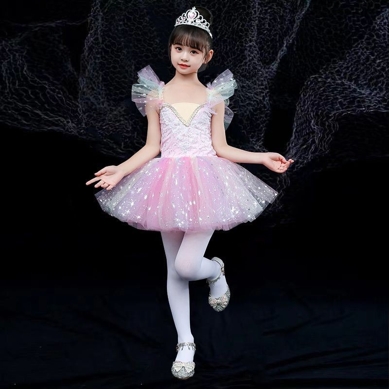 Rok Tule Putri Balet Merah Muda Anak Perempuan
