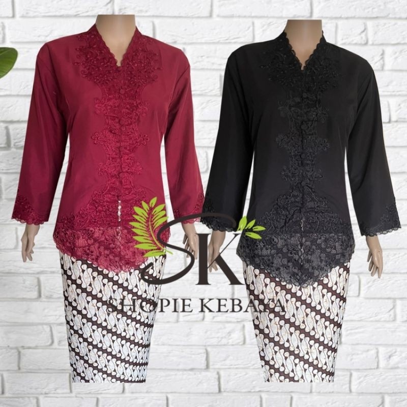 Kebaya Muslim ATASAN KEBAYA ENCIM BORDIR - KEBAYA ENCIM MODERN - KEBAYA WISUDA - KEBAYA WANITA Dr