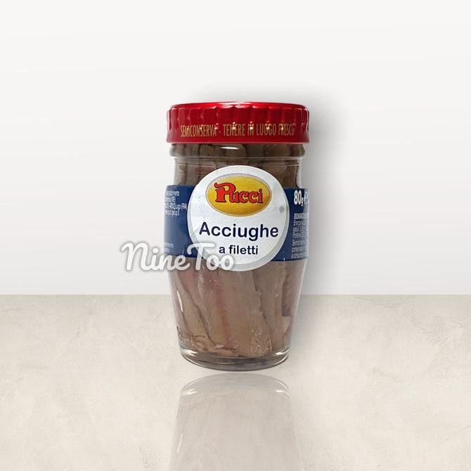 

Italian Anchovy fillet anchovies acciughe in Oil ikan teri Asin Minyak