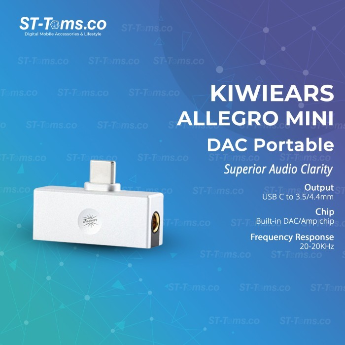 Kiwi Ears Kiwiears Allegro Mini High-Fidelity Portable IEM DAC Type C to 3.5mm 4.4mm