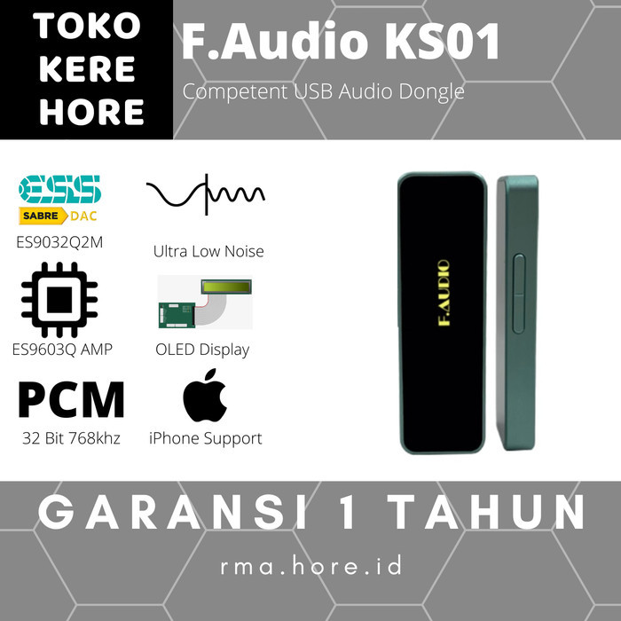 F.Audio KS01 ES9308Q2M ES9603Q AMP Portable USB Type C DAC / Amplifier