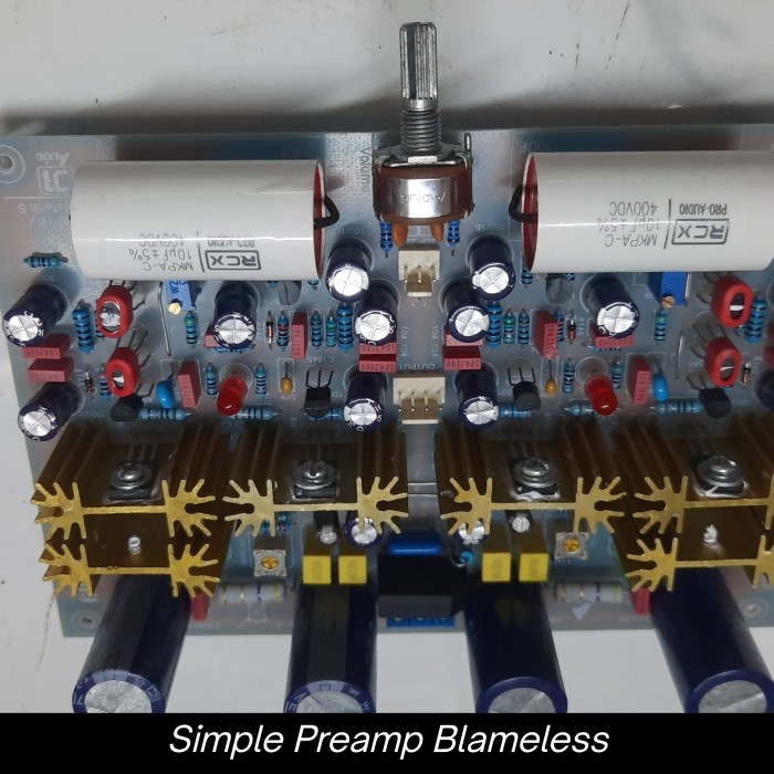Preamp Blameless + PSU Simetris LM337 &317