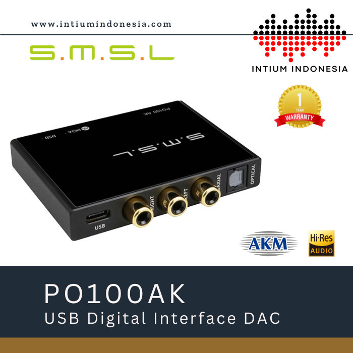 SMSL PO100AK AK4493S USB DAC Digital Interface