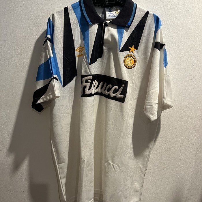 JERSEY VINTAGE INTER AWAY 1992/93 ORIGINAL BLOKECORE