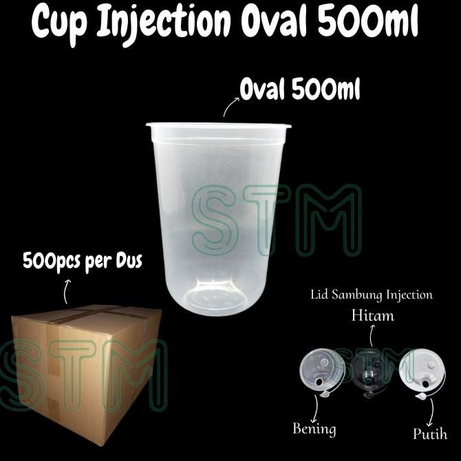 PER DUS THINWALL INJECTION CUP/GELAS PP TEBAL INJECTION/LID SAMBUNG 2010T