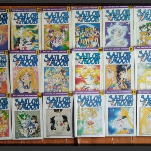 komik sailor moon 1-18 tamat kolpri mulus