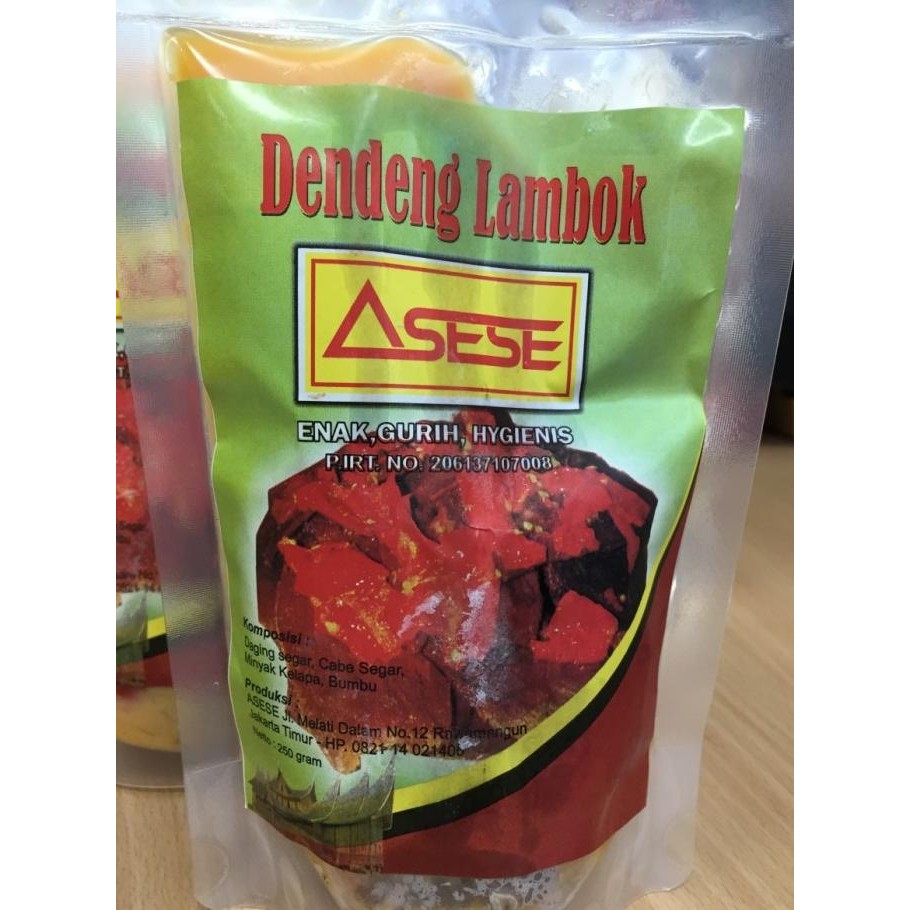 

Asese Dendeng Lambok Balado 250 gram tanpa Pengawet