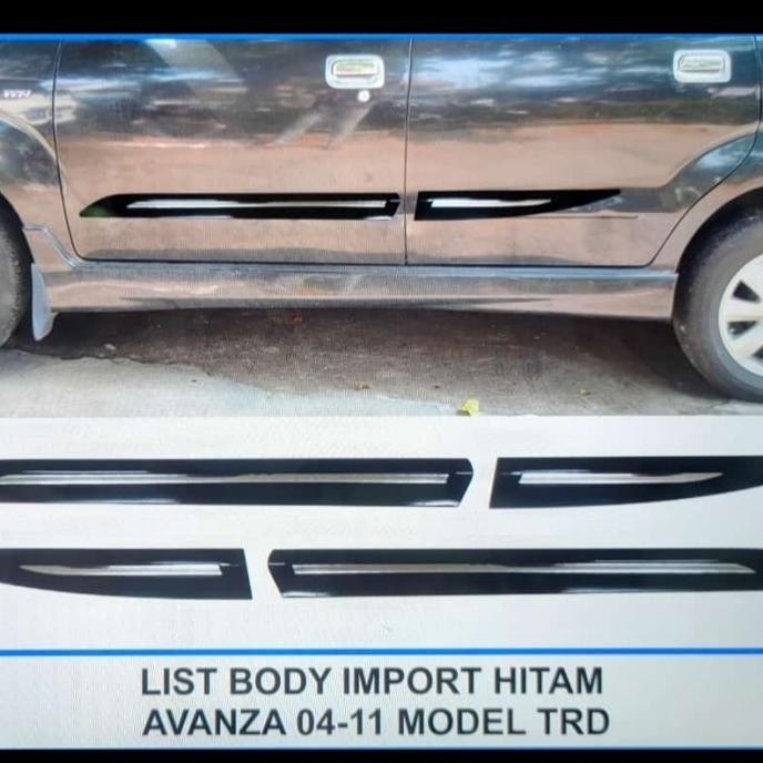 Lis Bodi List Body Avanza Xenia Lama Old 2004 - 2011 Model Trd  Ready