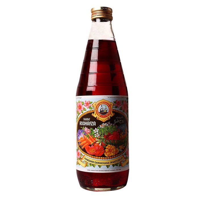 

siap kirim] HAMDARD ROOH AFZA SHARBAT 750 ML