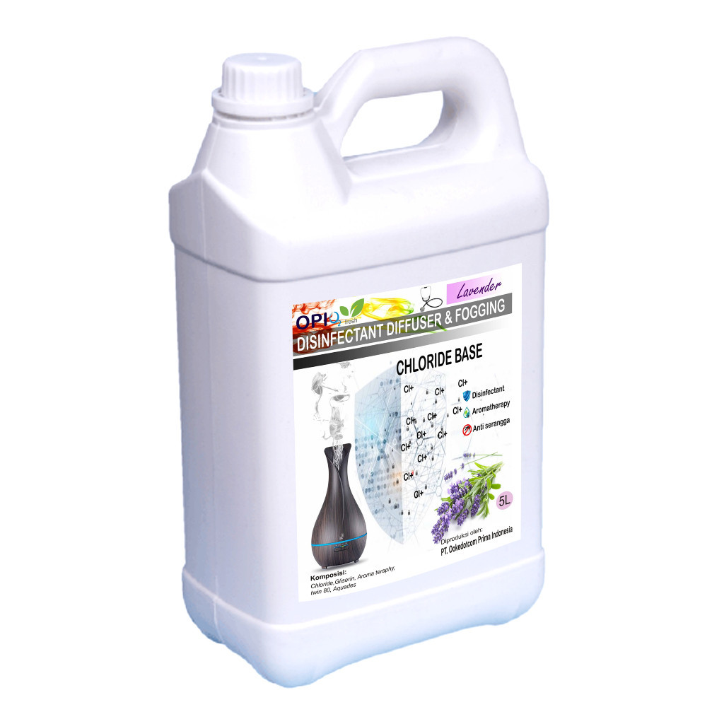 Cairan Fogging Disinfektan Water Base 5 Liter Asap Wangi Food Grade Aman Membasmi Kuman Virus Bakter