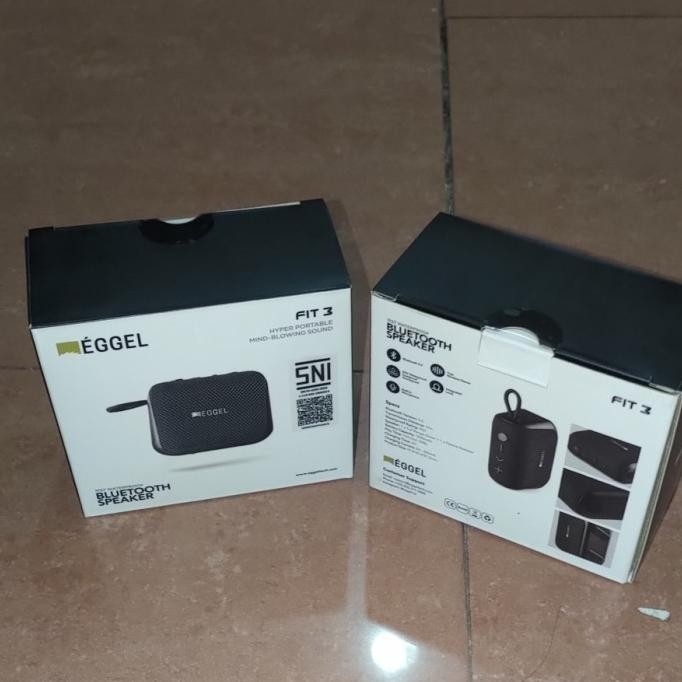 [ Rey Acc ] Eggel Fit 3 Speaker Bluetooth Waterproof Original Resmi
