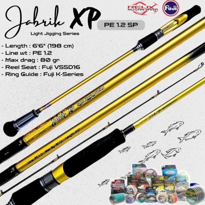 Relix Nusantara Joran Jabrik XP PE 1.2 SP