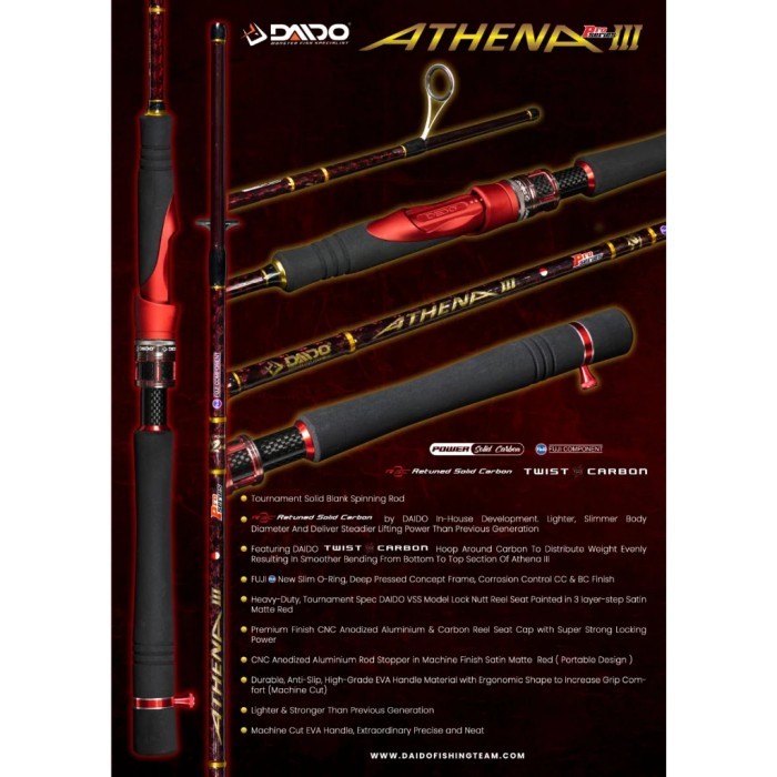 Joran Galatama Daido Athena Full Busa Eva 180 cm Carbon solid