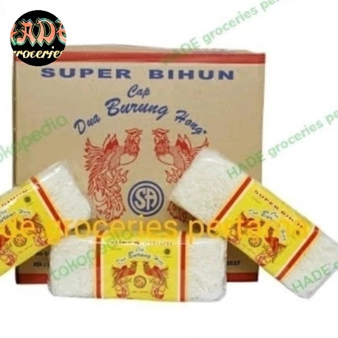 

Bya - Bihun Cap Dua Burung Hong 250Gr X 4Cs Rice Noodle (Chat U /Dus)