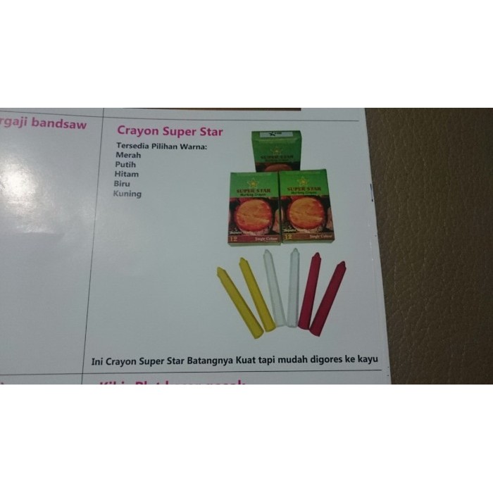 

Crayon / Krayon Kayu Super Star Untuk Industri