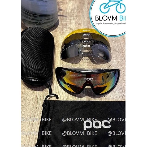 Kacamata Sepeda Poc Uv400 Protection Polarized Roadbike