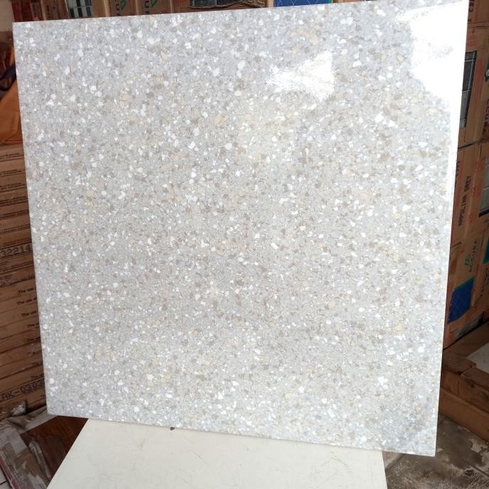 KERAMIK LANTAI 50X50 GLOSSY MOTIF MARMER SALUR-KERAMIK RUANGAN BS01