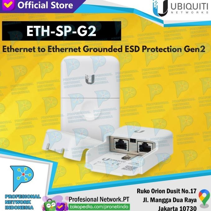 UBIQUITI ETH-SP-G2 GEN 2 ETHERNET SURGE PROTECTOR UTP LAN OUTDOOR