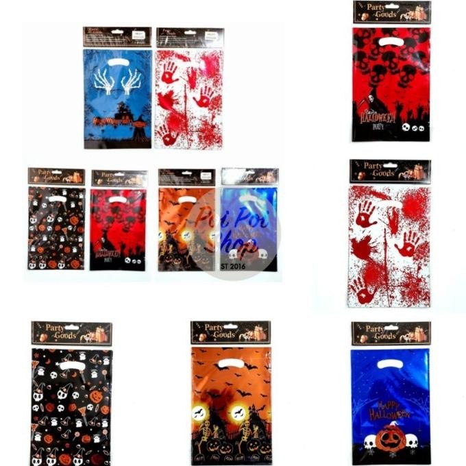 

=====] Kantong Halloween Bag Souvenir Permen Candy Gift Packaging Dekorasi Pesta Party Seram Hiasan Murah Bagus Kualitas Terbaik