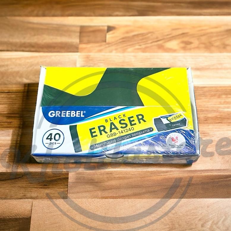 

(40 pcs) Eraser / Penghapus Greebel Hitam GBB-141240 yang laris