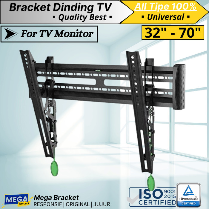 Cuci Gudang Bracket Braket Breket Tv 26 32 40 49 50 55 60 65 70 Inch Dinding Tilt