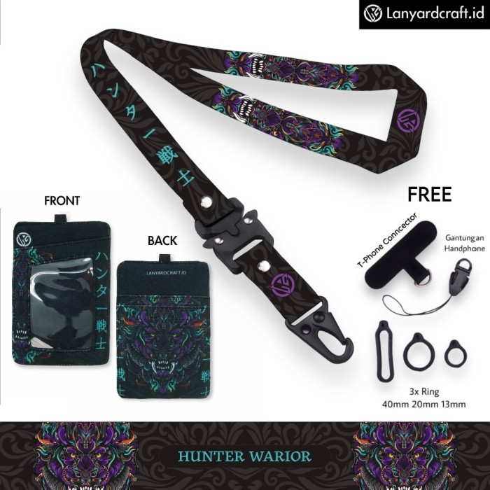 

Sale Lc.Id Lanyard Craft Hunter Warior V1 Gantungan Tali Holder Card