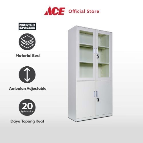 

Sale Ace - Masterspace Lemari Arsip 4 Pintu - Krem