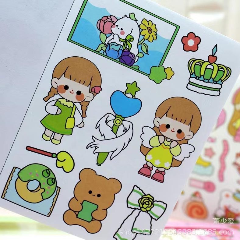 

Qv21 Set Stiker Motif Kartun Lucu Untuk Dekorasi Buku Catatan Kertas Lucu Stiker Hiasan Buku / Diy P79