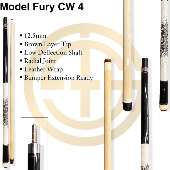Fury CW 4 no logo, Stik Billiard Play