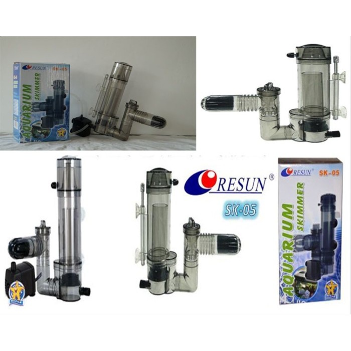 Terlaris Resun Sk-05 Aquarium Protein Skimmer Skimmer Aquarium Air Laut