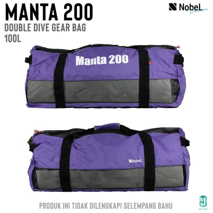 Terbaru Tas Peralatan Diving Selam / Dive Gear Bag 100L / Nobel Manta 200