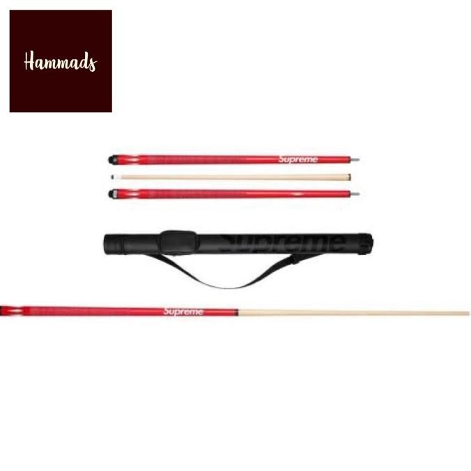 SUPREME x MCDERMOTT POOL CUE RED