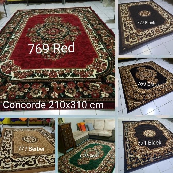 Karpet Permadani Besar Jumbo Tebal Concorde 210x310 cm
