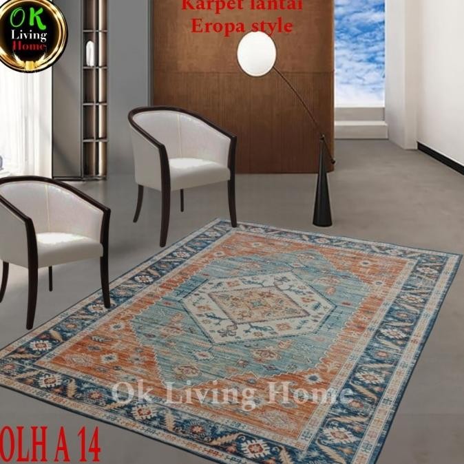 Karpet lantai, karpet permadani 160x210, karpet lantai vintage