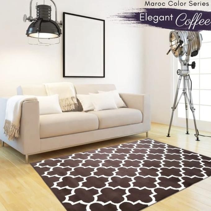MAROC Karpet Lantai 210x300 C14 Coffee