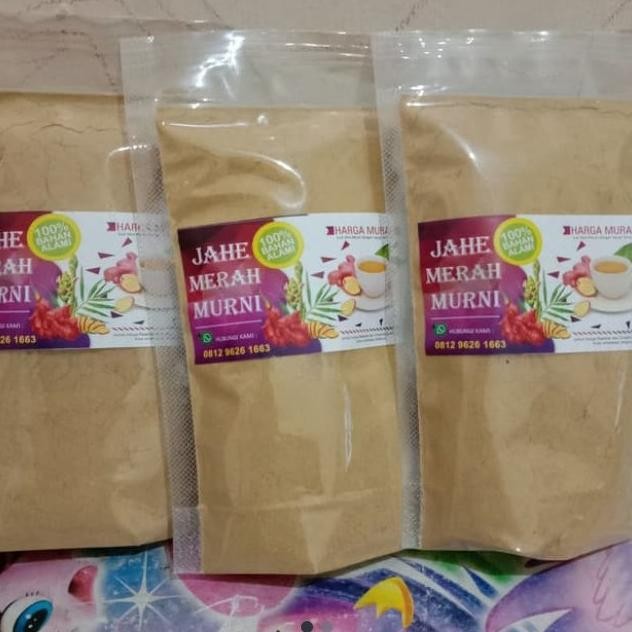 

Jahe Bubuk Jahe Merah Murni Tanpa Gula 250Gram