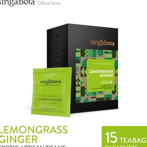 

Singabera Lemongrass Ginger - Infusion-1 Box-15 Sachet