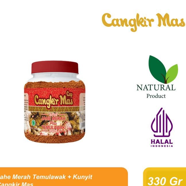 

Cangkir Mas Jahe Merah Temulawak Plus Kunyit 330Gr