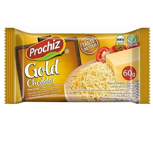 

PROCHIZ CHEESE CHEDDAR GOLD 60 GR