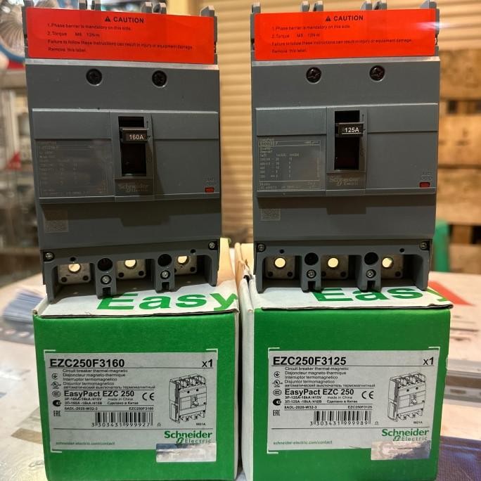 NFB MCCB EZC 3P 125A 160A 200A 250A SCHNEIDER