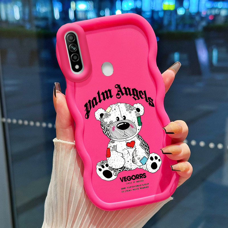 Casing Hp Untuk OPPO A31 2020 A8 Case Casing HP pola Beruang robot lucu Macaron Softcase Kasing Sili