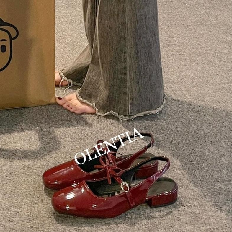 Hl - Sepatu Wanita Sepatu Mules Hak 2Cm Sh 51