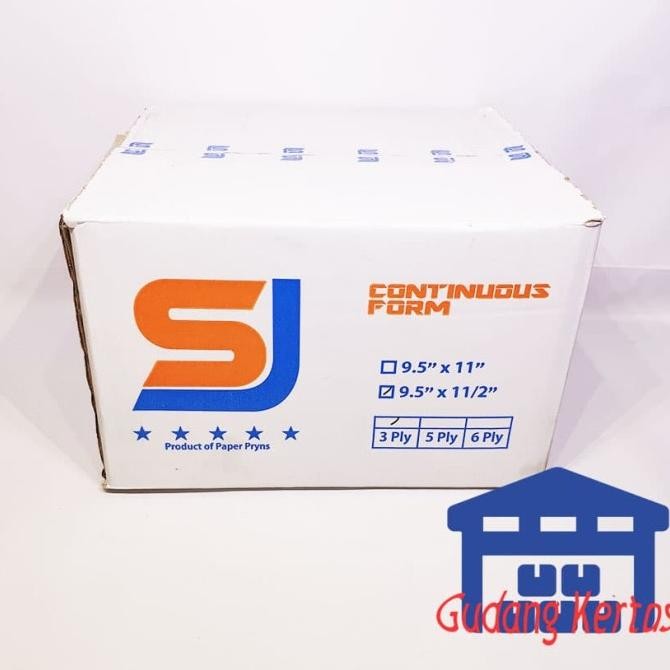 

BEBAS ONGKIR - CONTINUOUS FORM 9.5 X 11/2 3PLY SJ STANDAR PRS - BAGI 2