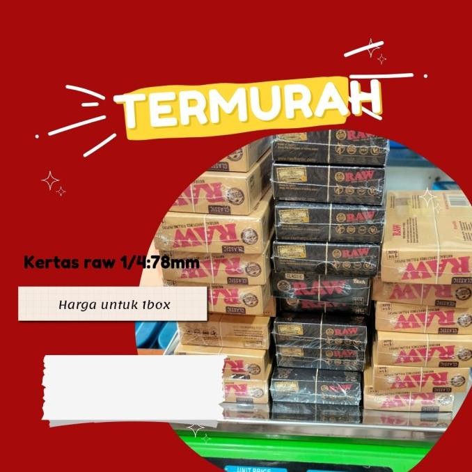 

TERBARU - kertas raw 1/4:78mm