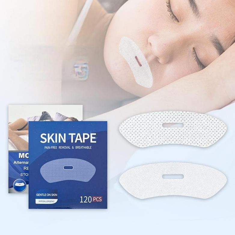 Fx-45 Stiker Penutup Mulut Saat Tidur 120Pcs Plester Penutup Mulut Anak Mouth Tape Anti Ngorok