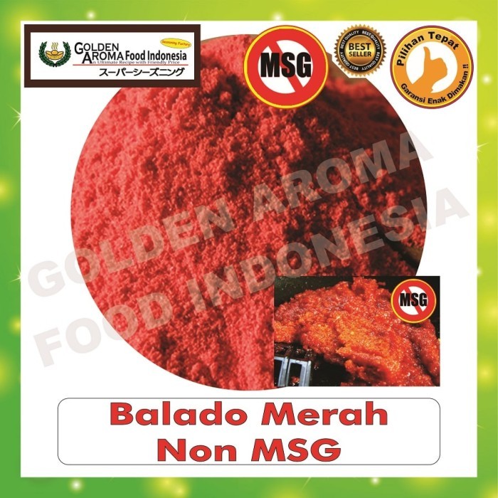 

Lhiu - Bumbu Tabur Balado Merah Non Msg 1 Kg Bubuk Tabur Balado Merah Gafi